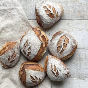 Crusty Swedish Sourdough Rolls